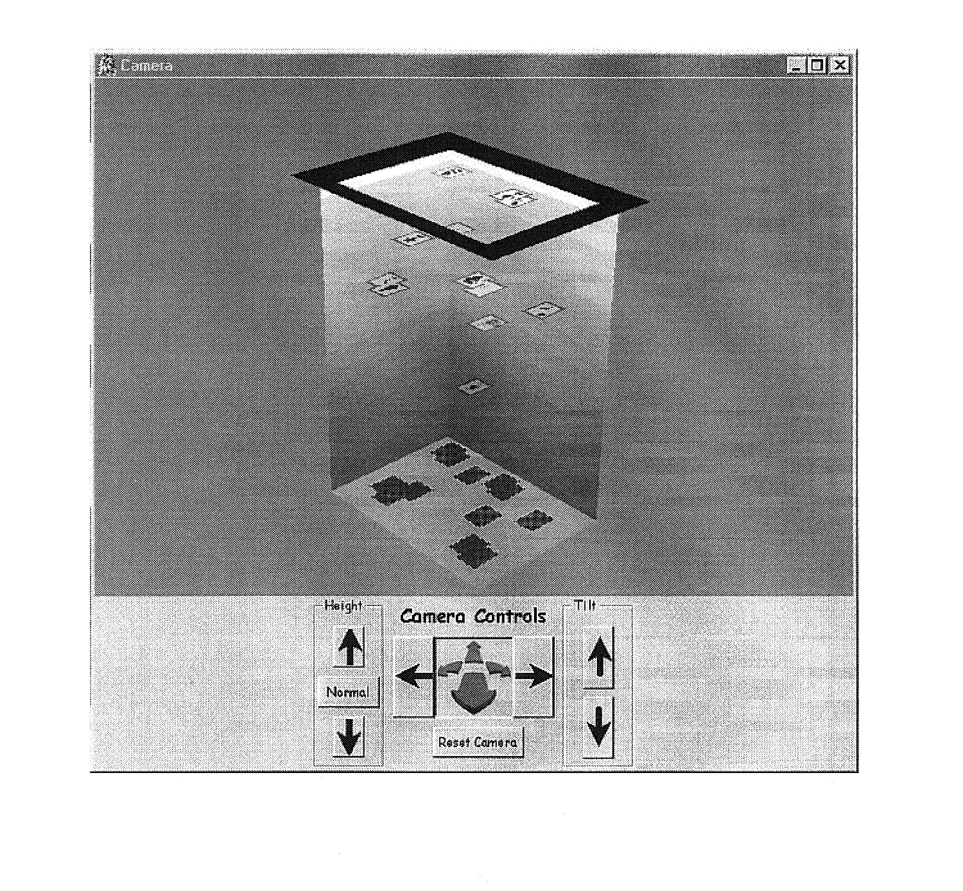 Methods, apparatus and data structures for providing a user interface to objects, the user interface exploiting spatial memory and visually indicating at least one object parameter