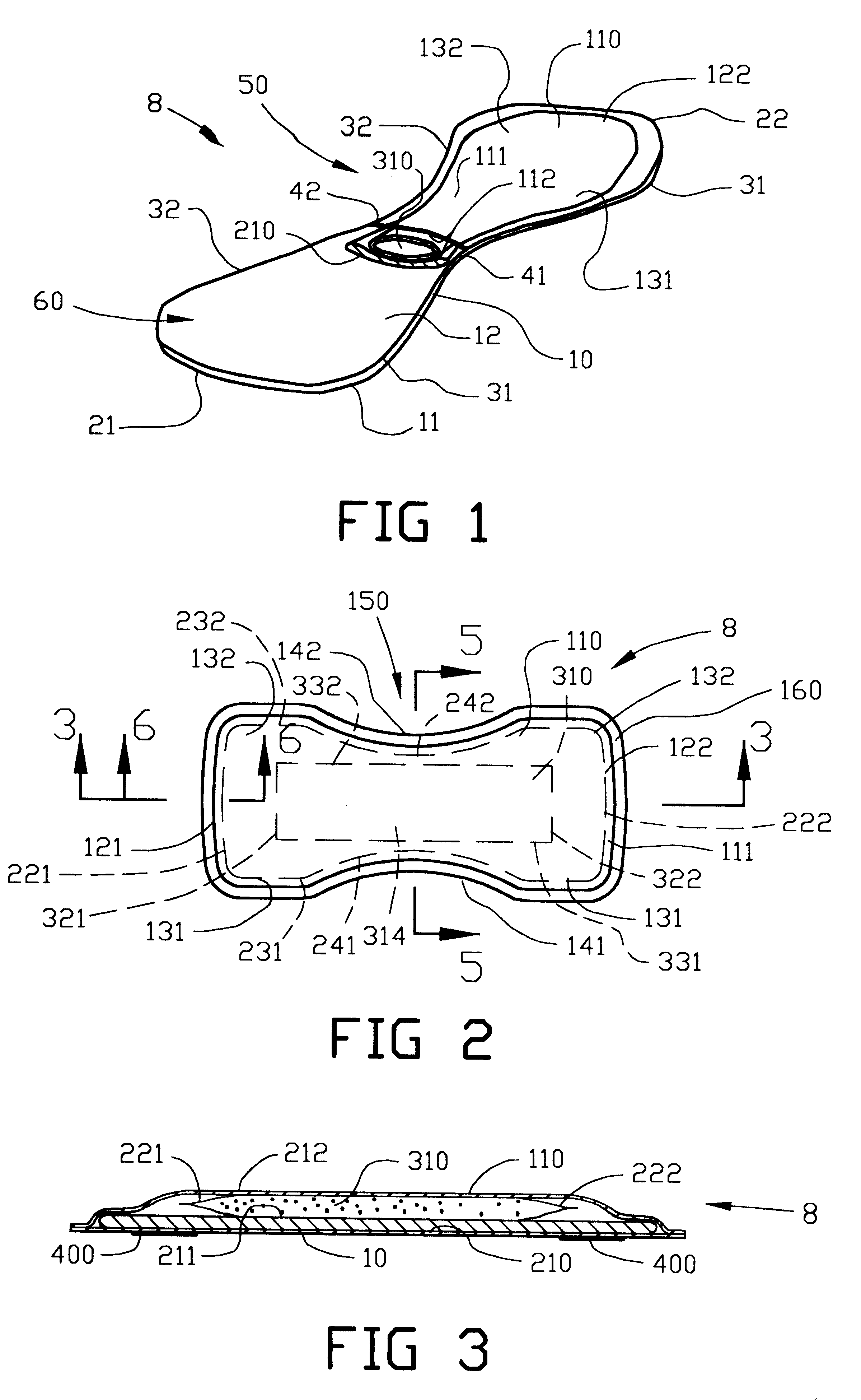 Absorbent pad and thermal pack