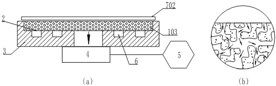 Porous vacuum chuck and preparation method thereof