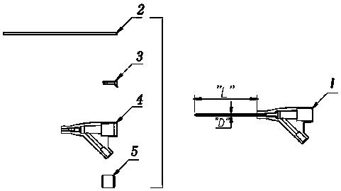 Venous indwelling needle with balanced-pressure connector