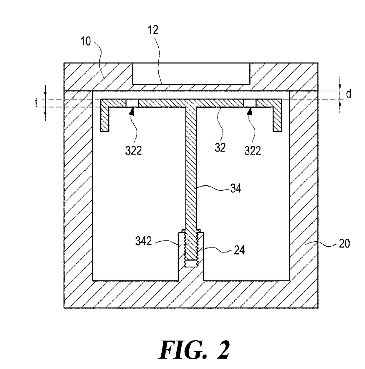 Radio frequency filter having cavity structure