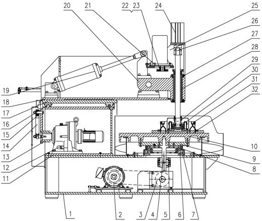 Down-attached single-side polisher