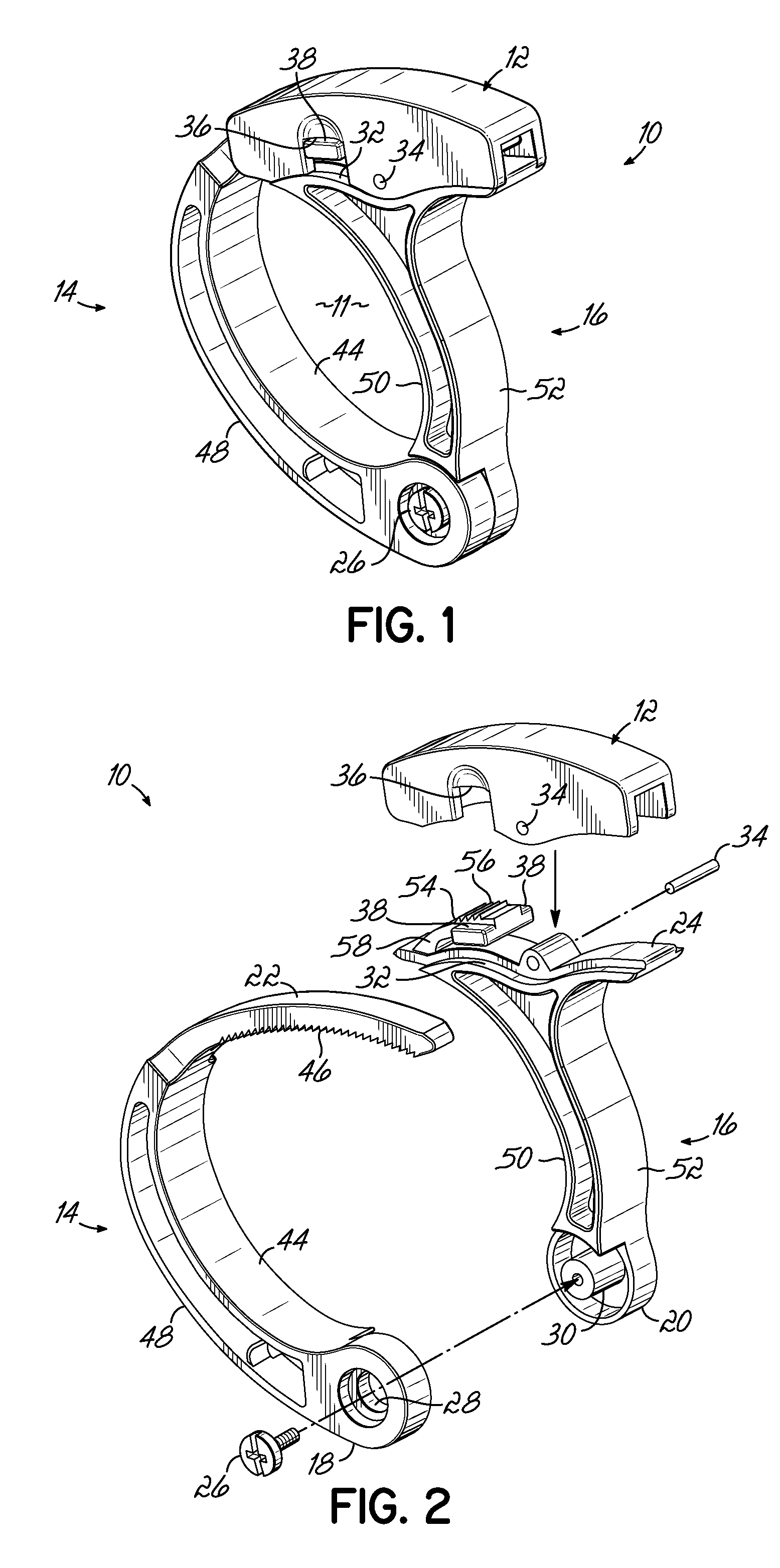 Self-aligning handling or storing device