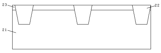 Processing procedure for reducing well-edge proximity effect by using curing action of photoresist