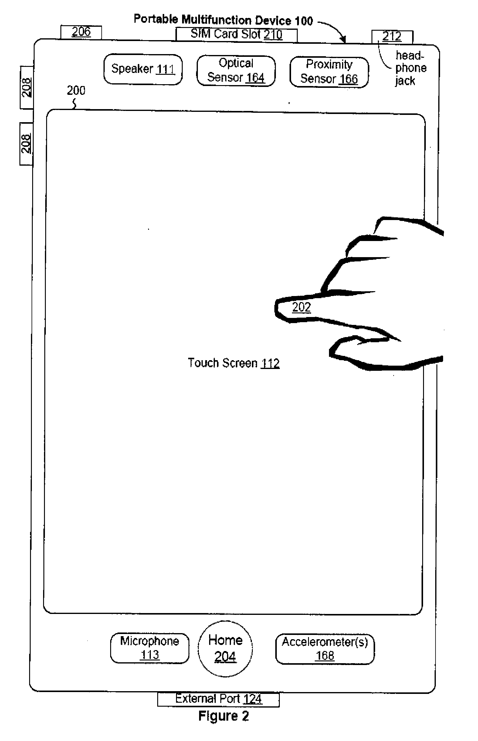 Insertion marker placement on touch sensitive display