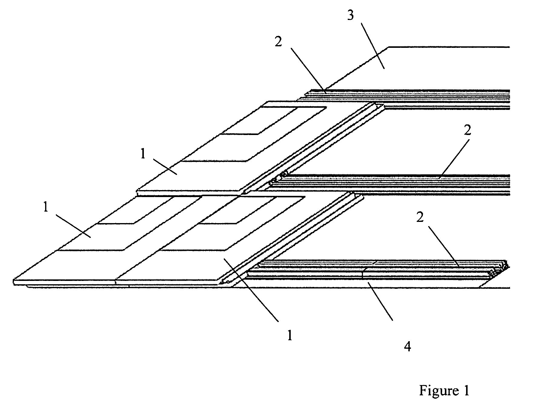 Photovoltaic solar roof tile assembly system