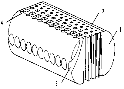 Moon-pool protection device for flow chocking and wave absorbing, and system