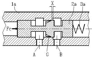 Direct-acting type proportional throttle valve