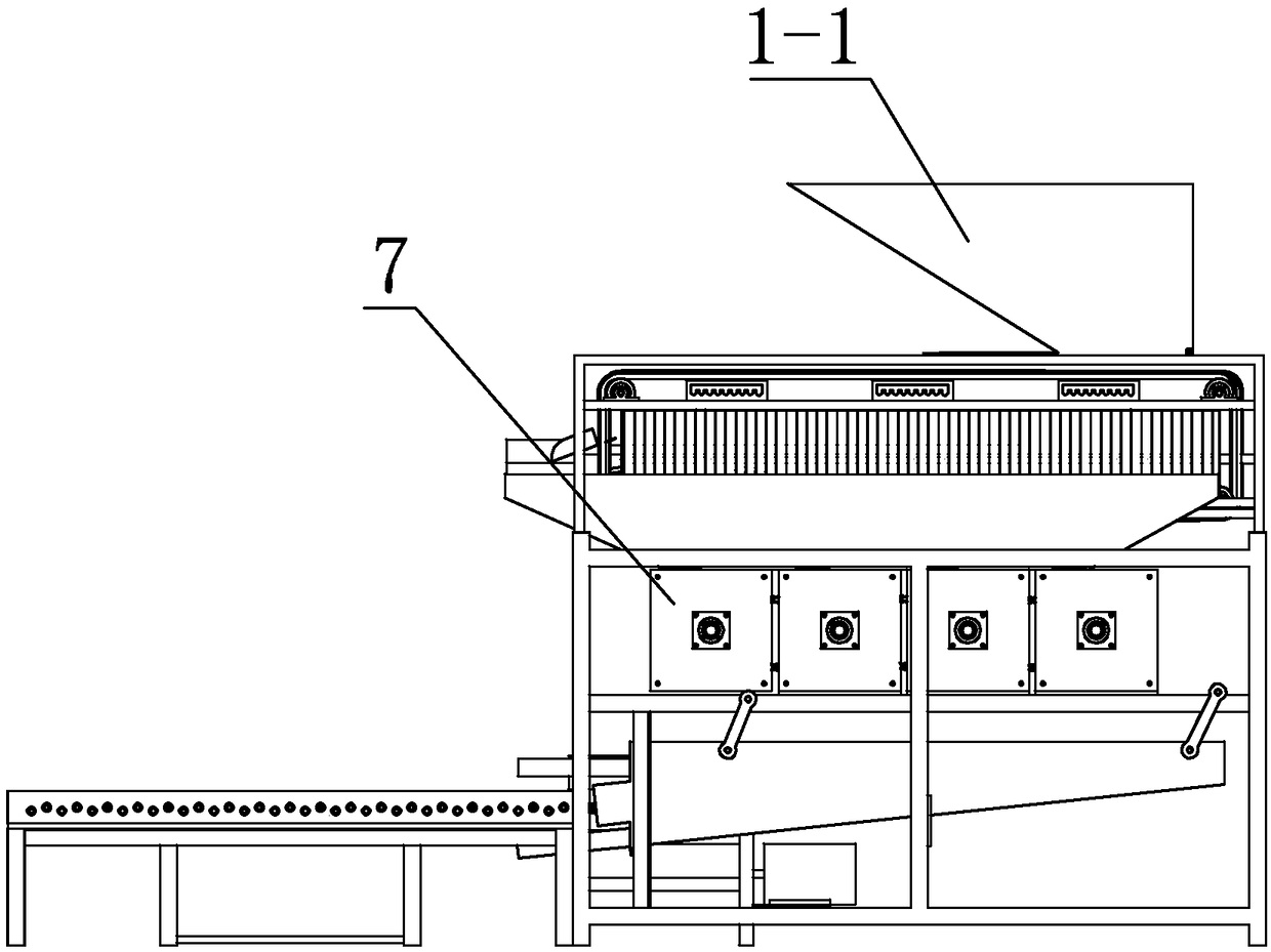 Grading type shelling and separating integrated machine for camellia oleifera fresh fruits based on multiple channels