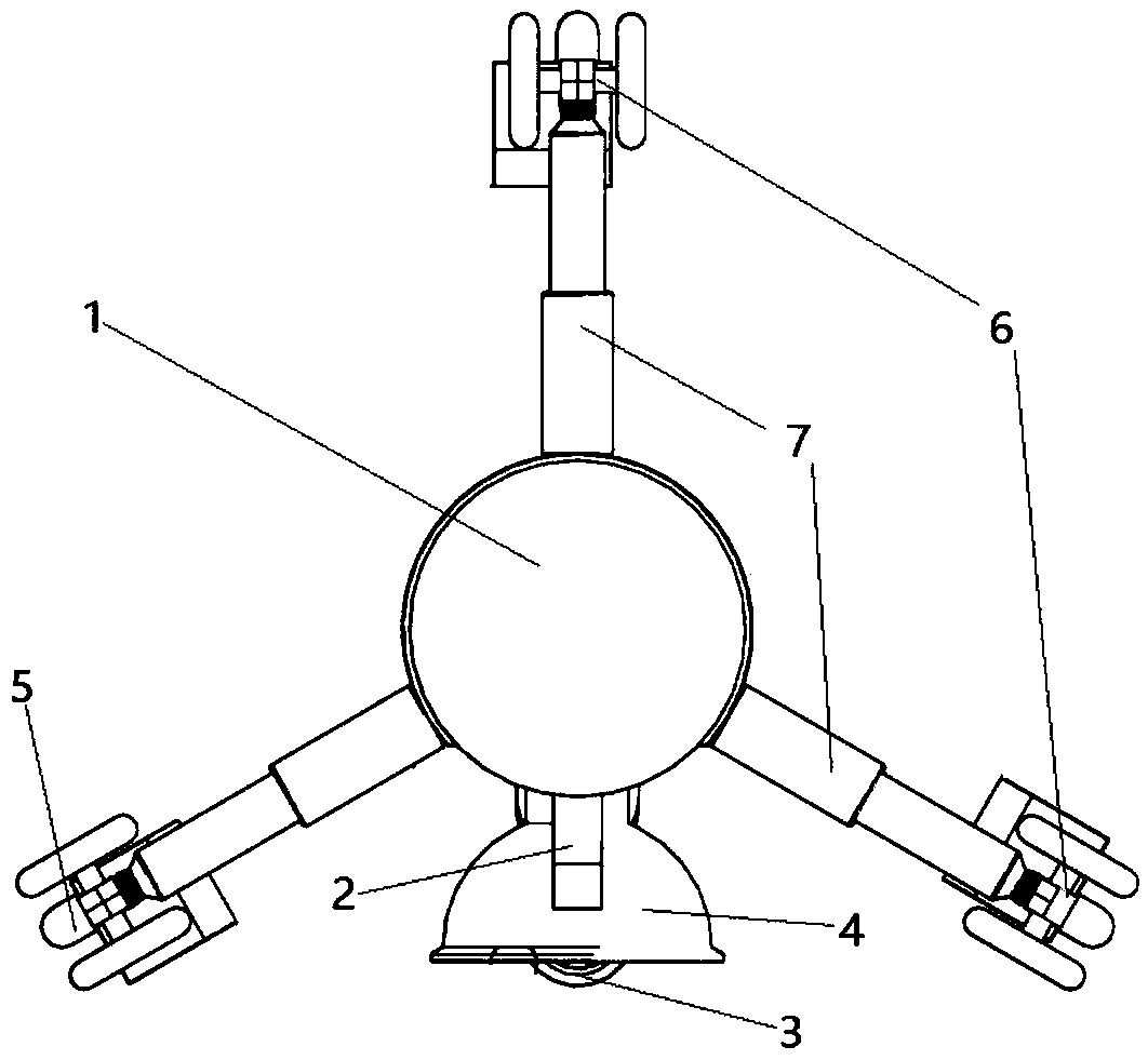 Self-adaptive pipeline dredging robot