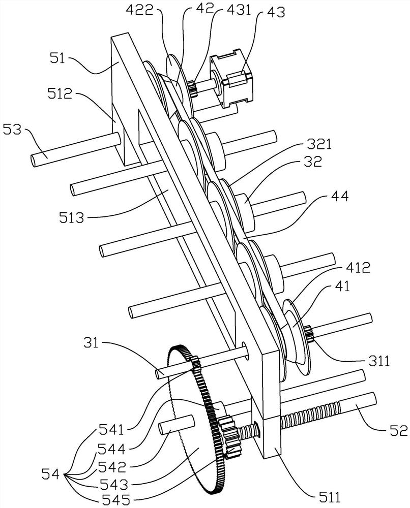 A high-efficiency cable retracting device