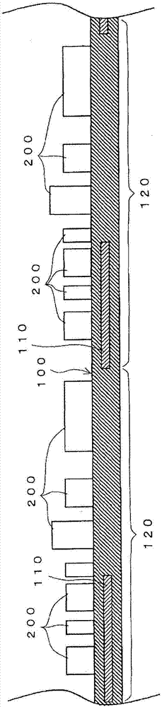 Moulded circuit module, and production method therefor