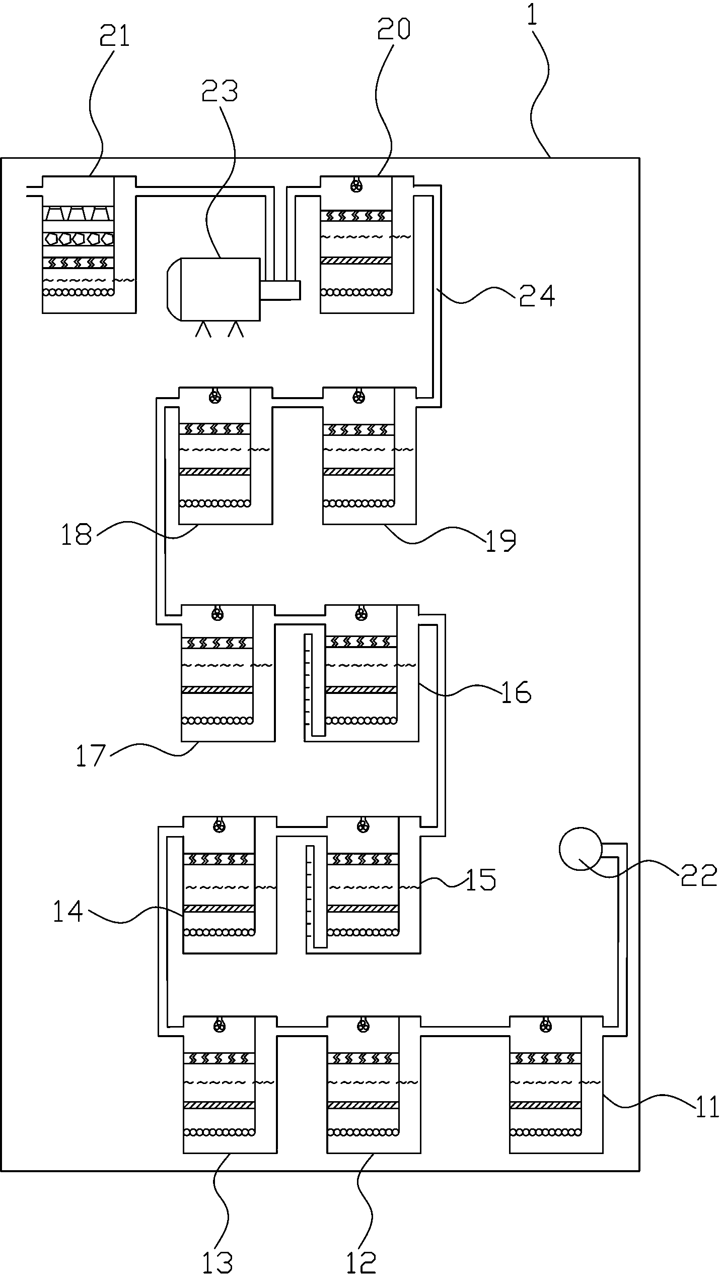 Concentrated acid mist purifying device