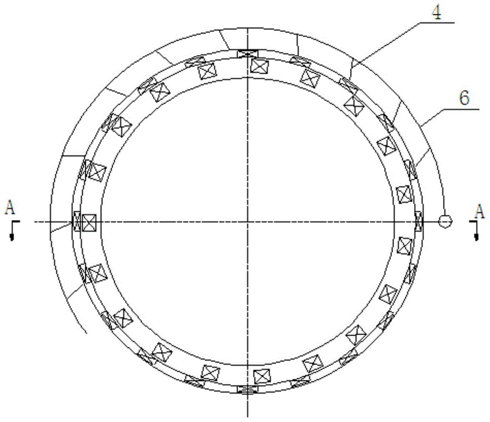 Gear ring casting method