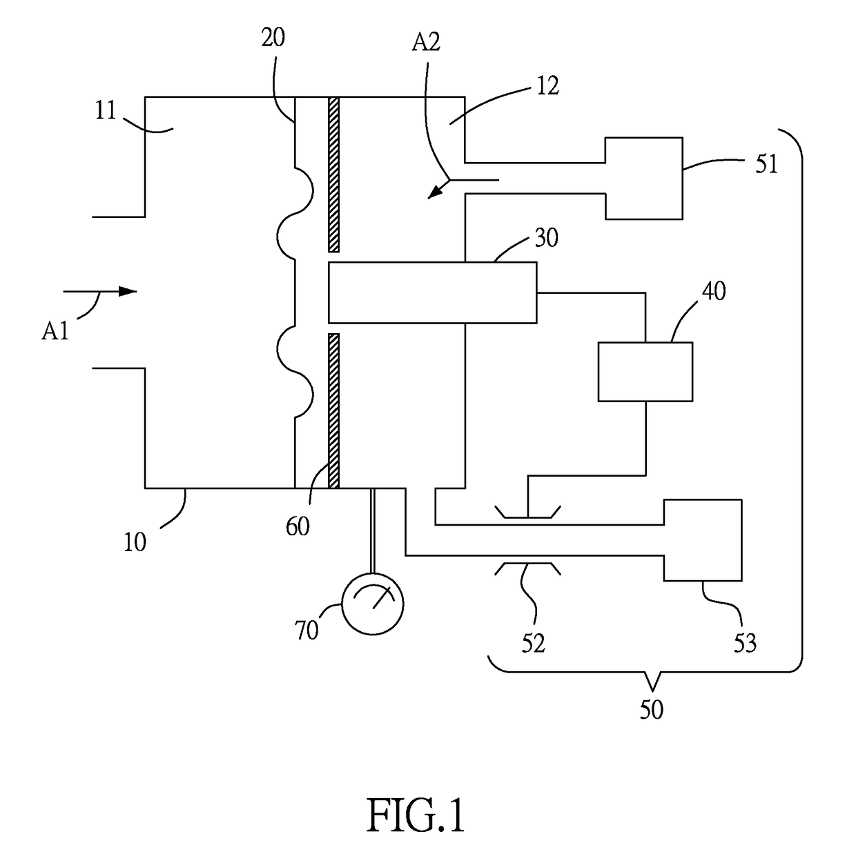 High-temperature gas pressure measuring method