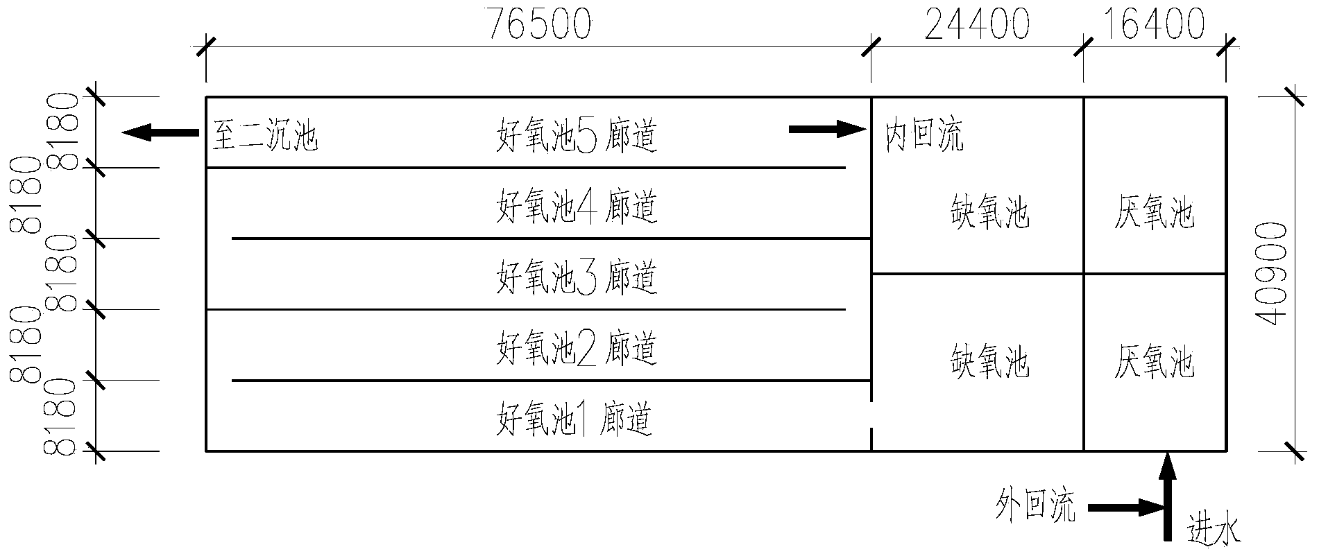 Method for removing nitrogen and phosphorus from sewage and special equipment for implementing method