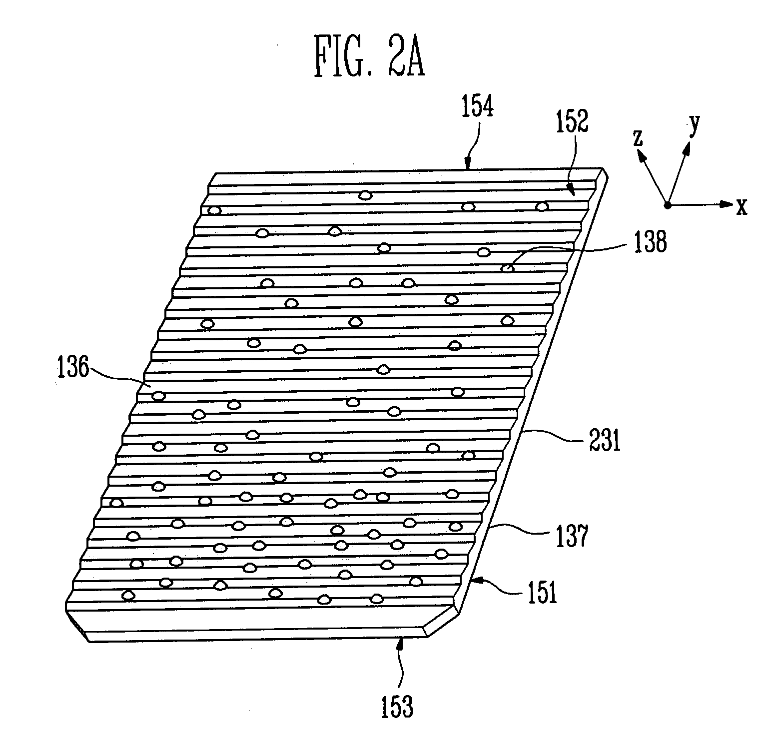 Light guide member and backlight unit including light guide member and methods of fabricating light guide members and backlight units