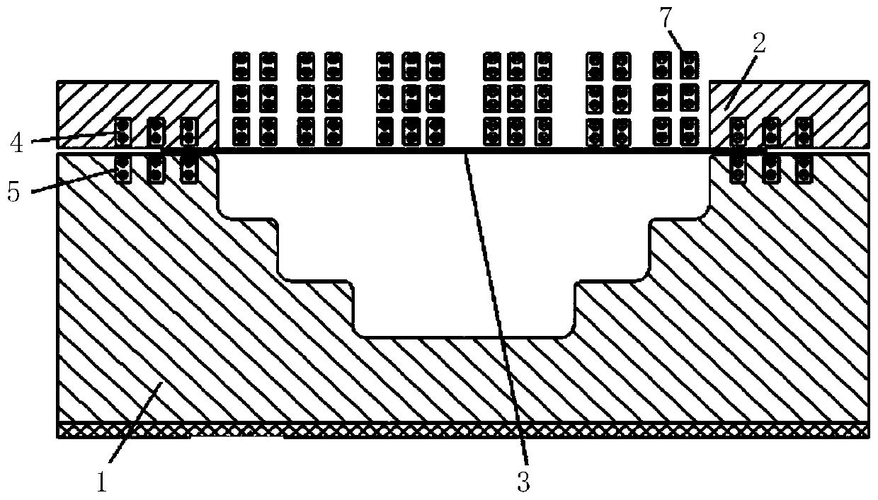 A device and method for manufacturing stepped cylindrical parts driven by magnetic field force