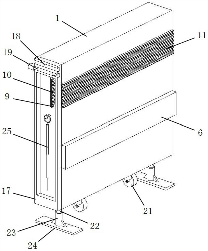 A Chinese language and literature auxiliary teaching device