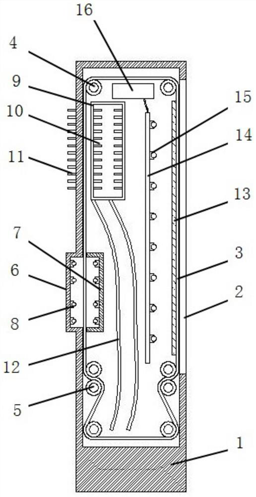 A Chinese language and literature auxiliary teaching device