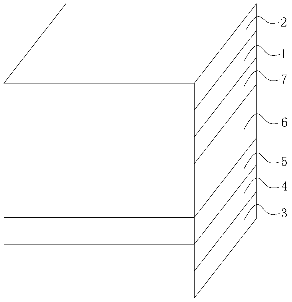 Perovskite solar cell, double-layer metal electrode and preparation method thereof