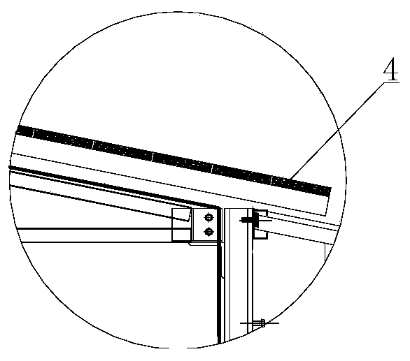 Rebuilding reinforcing construction method for rock wool portable house