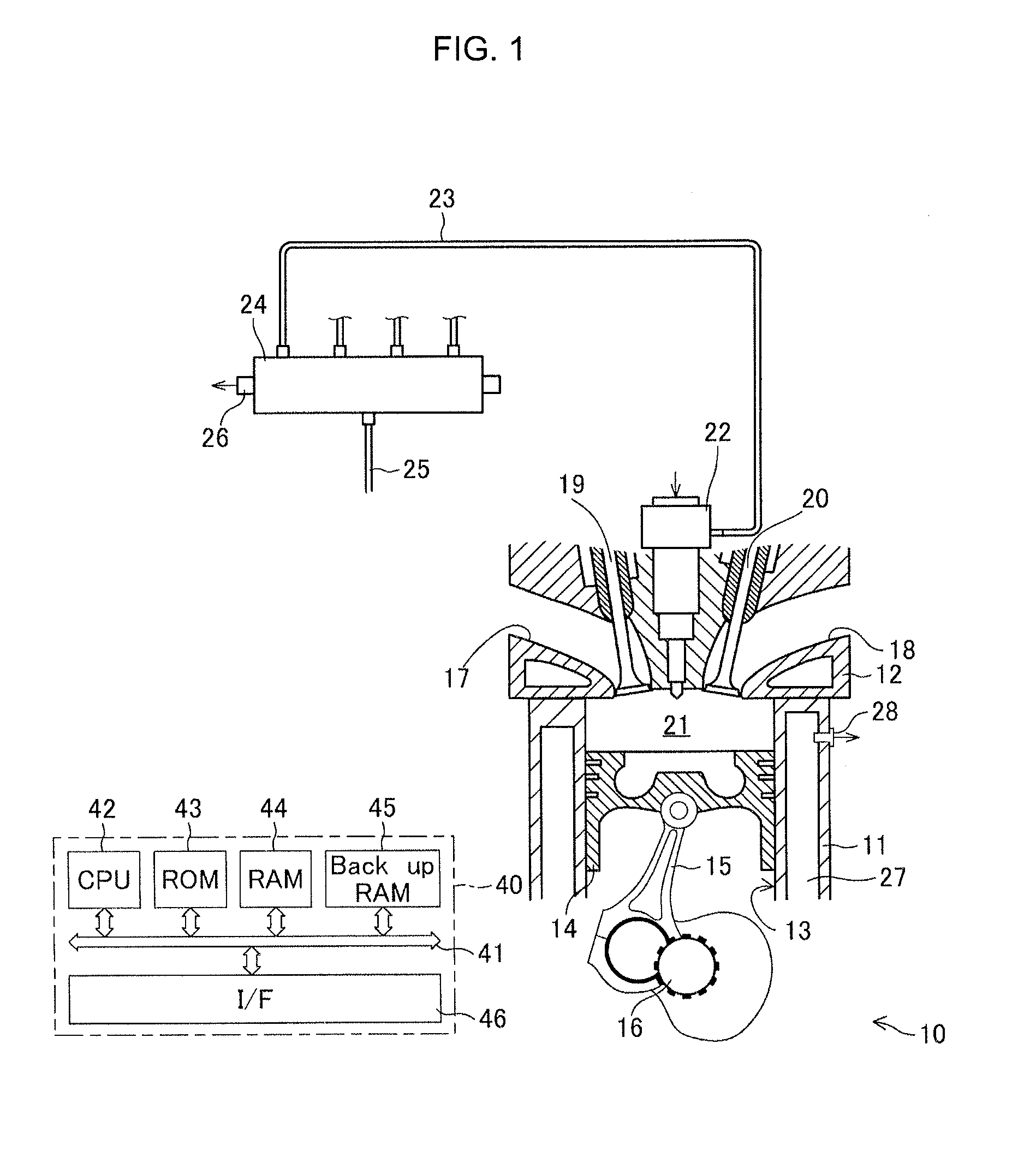 Deposit amount estimation device of engine