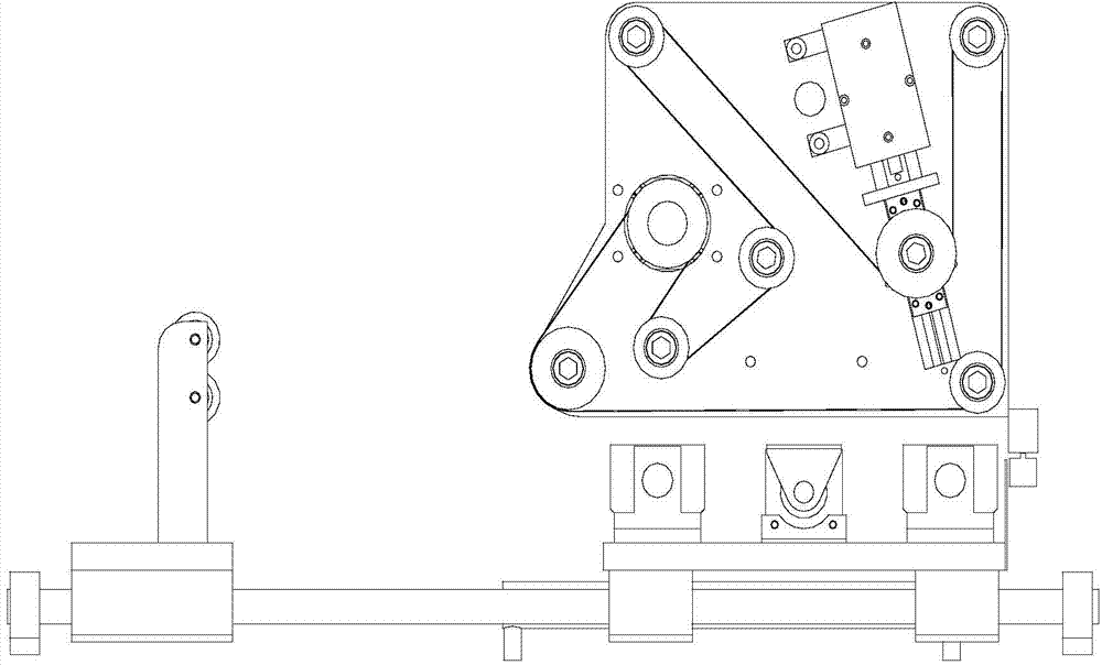 Fire hose abrasion test device