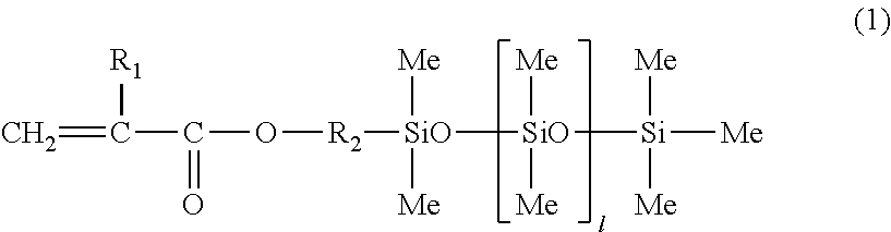 Compositions containing at least two alkylated silicone acrylate copolymers