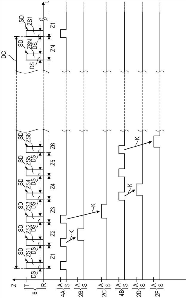 Electronic shelf labelling system with a shelf edge strip sub-system