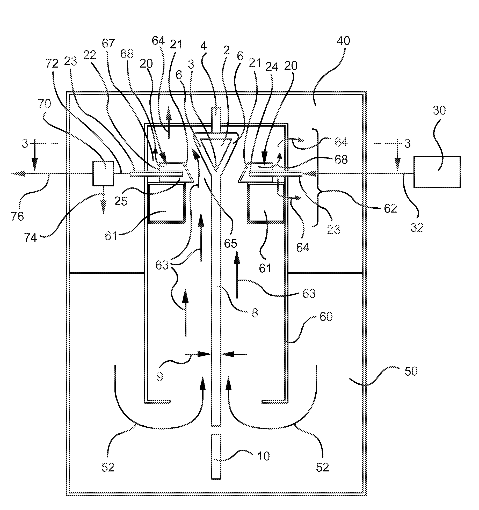 Method and Apparatus for Pressure Control of Glass-Making Thickness-Control Zone