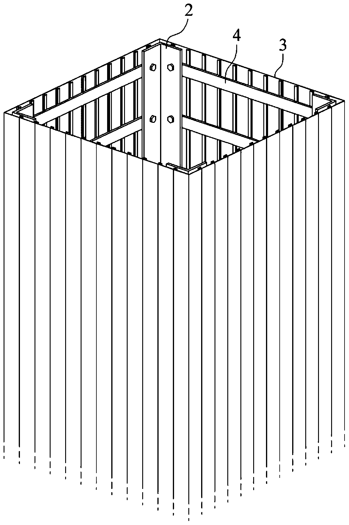 level building formwork fixed structure