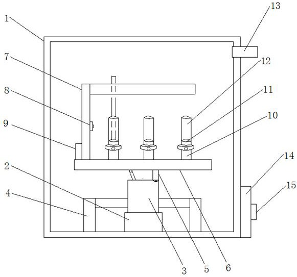 Equipment for uniformly oscillating chemical reagent