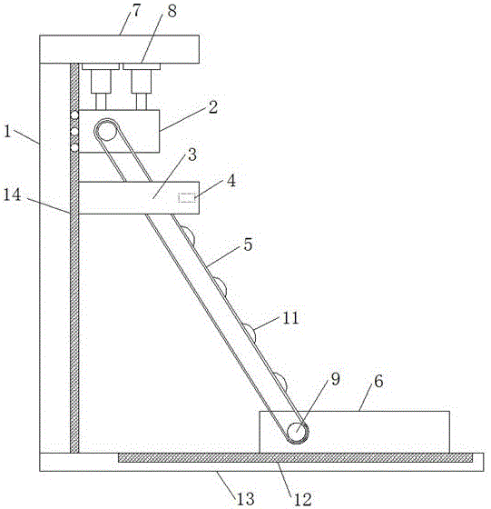 Climbing device adaptive to body weight of children