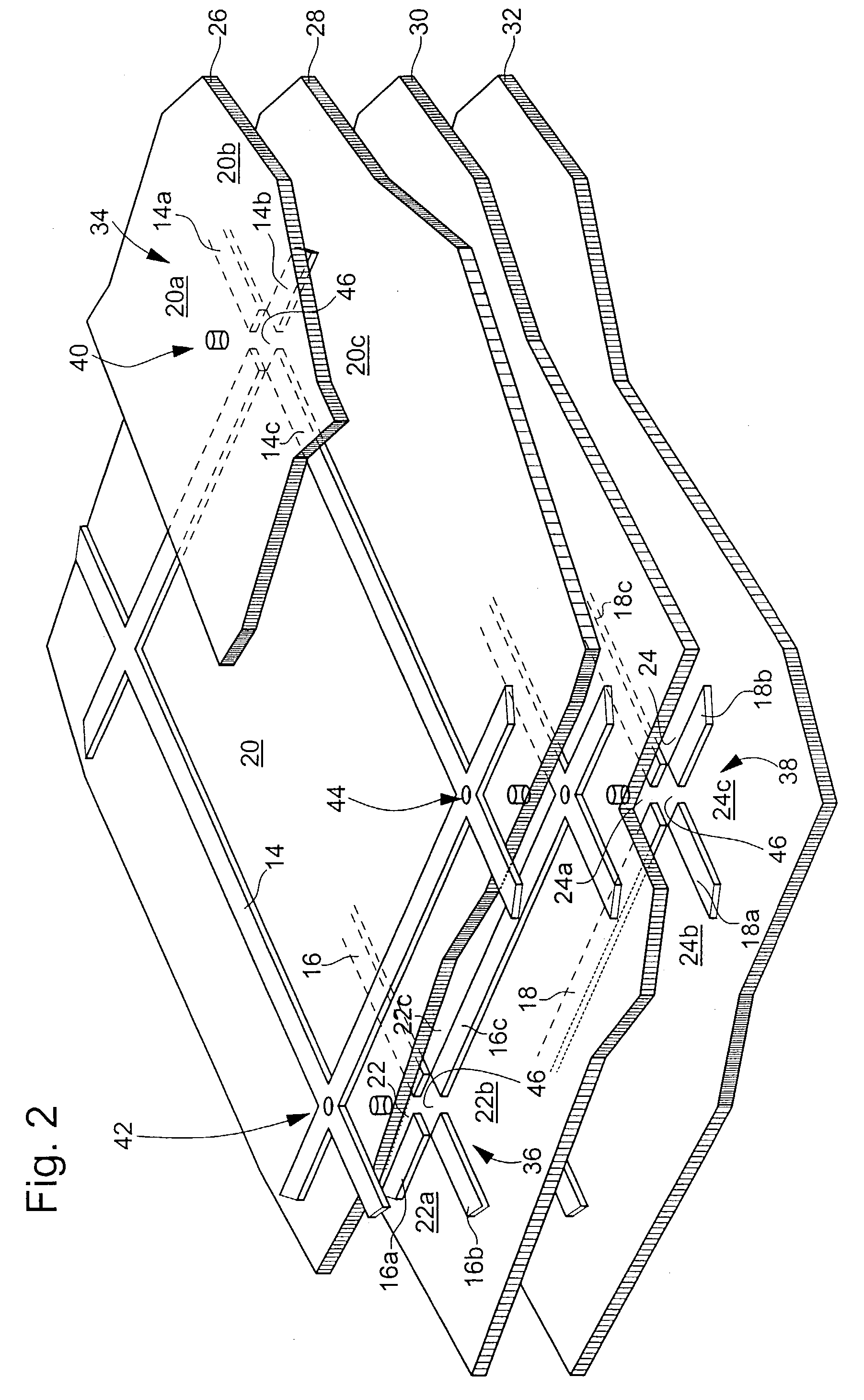 Method for manufacturing a batch of multi-layered cells, such as liquid crystal display cells, or electrochemical photovoltaic cells