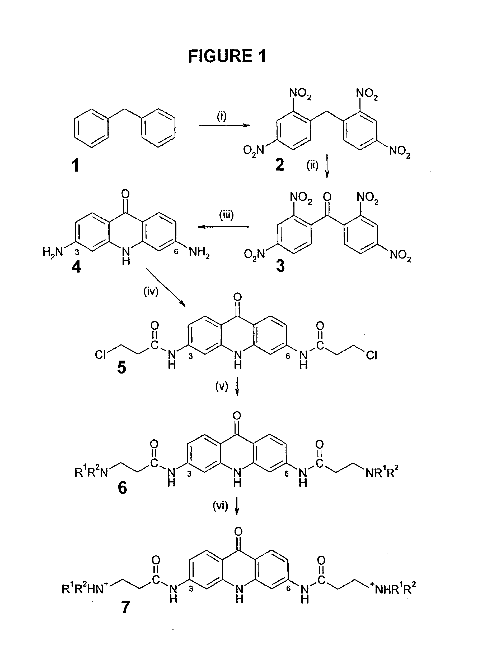 Therapeutic acridone and acridine compounds