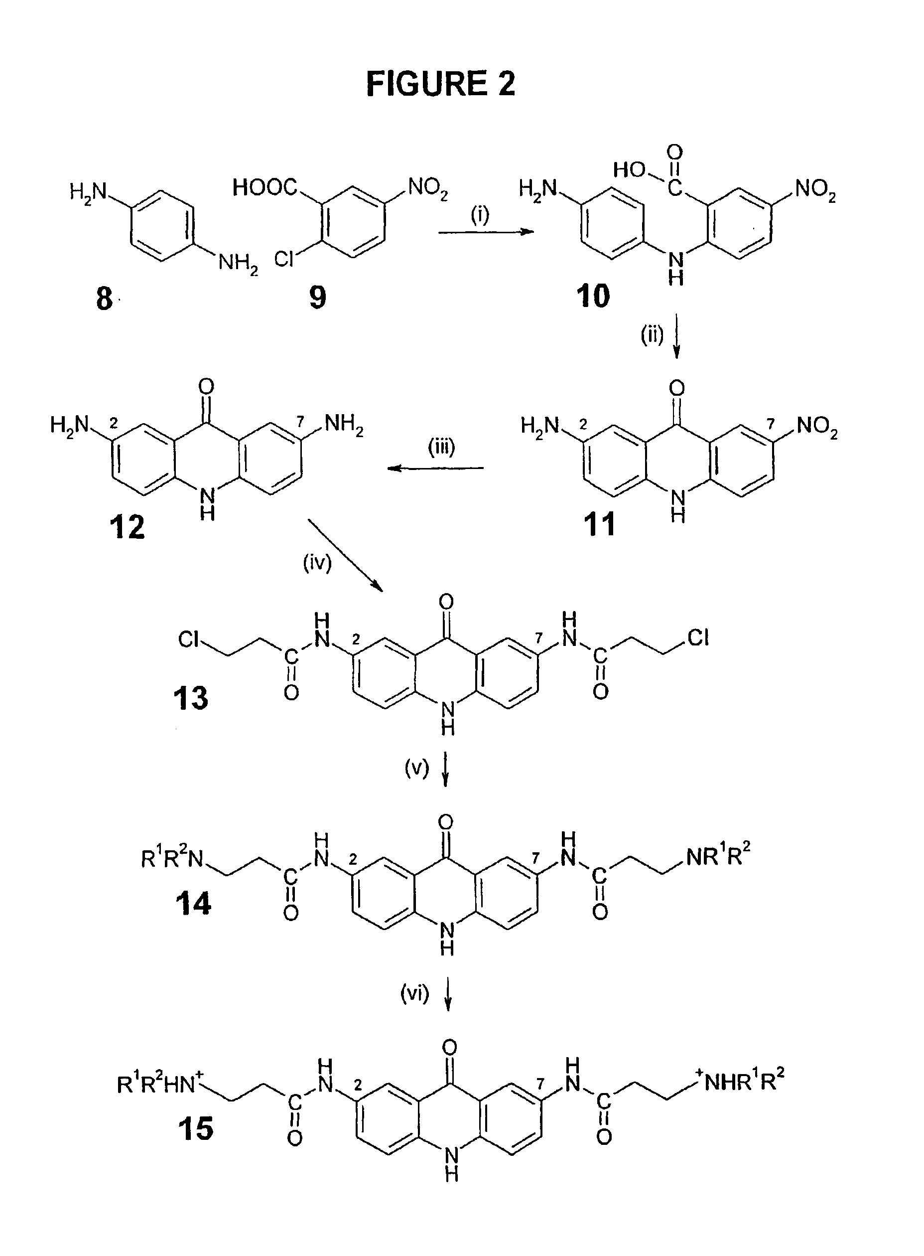 Therapeutic acridone and acridine compounds