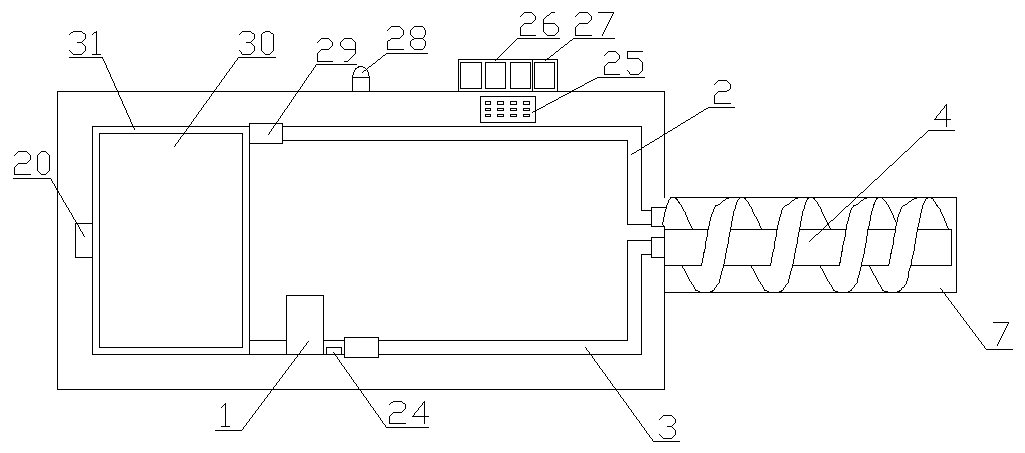 Cooling device for singeing frame burner