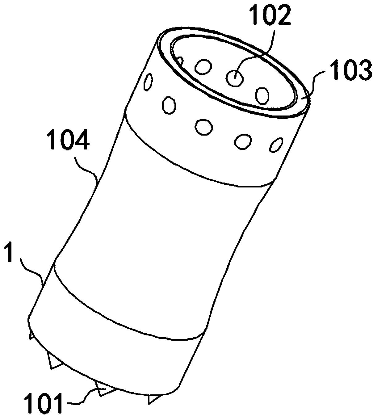 Orthopaedic nail removing device and use method thereof