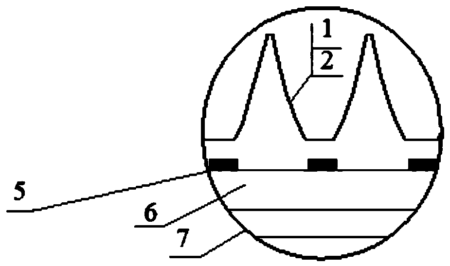 Solar light splitting tile and greenhouse