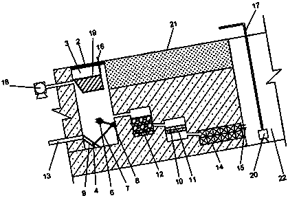 Automatic rainwater regulation and storage system for living quarters