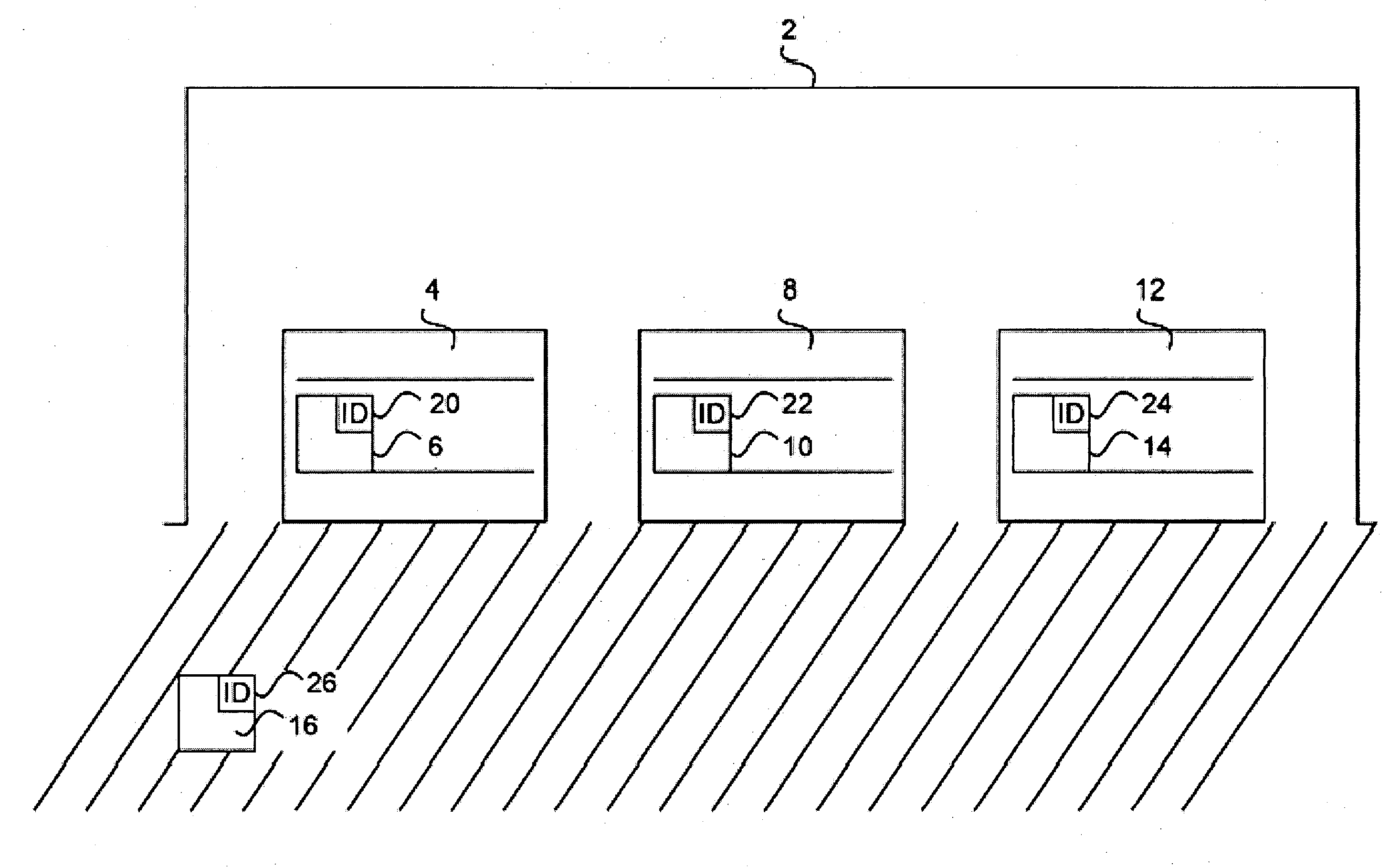 Generic radio transmission network for door applications