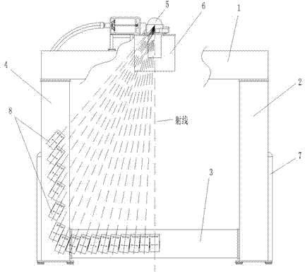 Method for lowering detecting dose of radiation imaging system