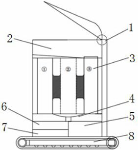 Intelligent self-classification compression garbage can