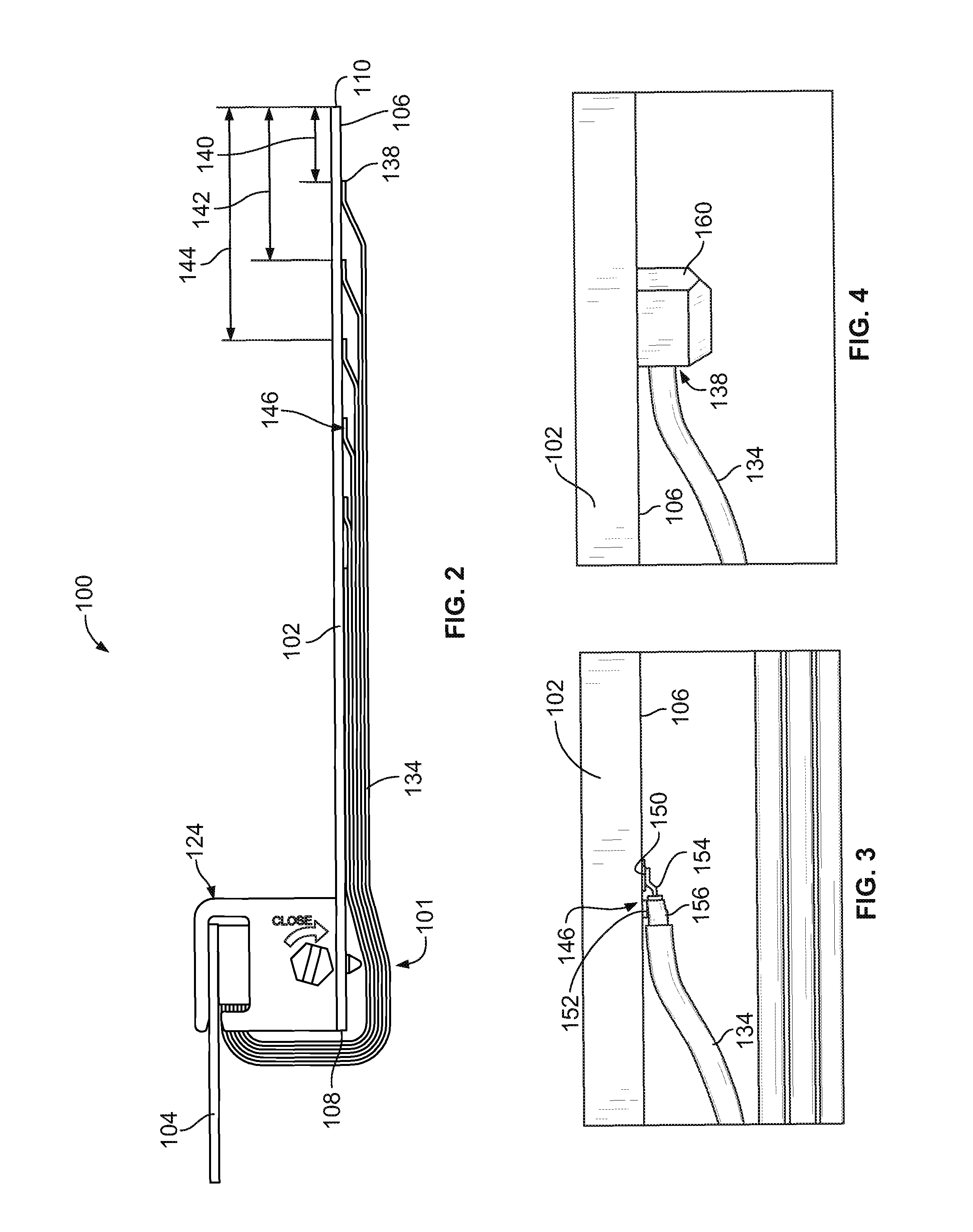 Connector assembly having a cable