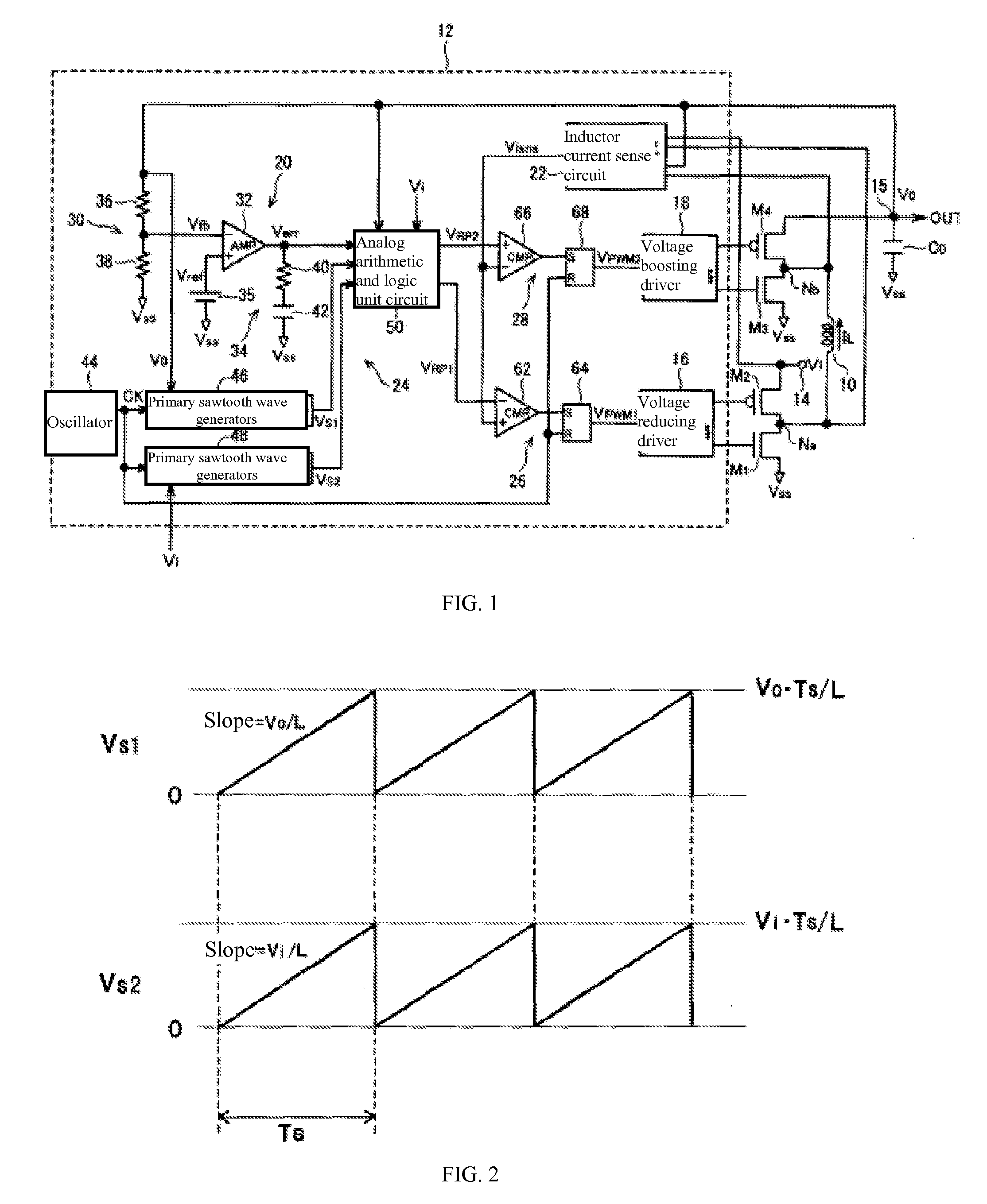 Voltage buck-boost switching regulator