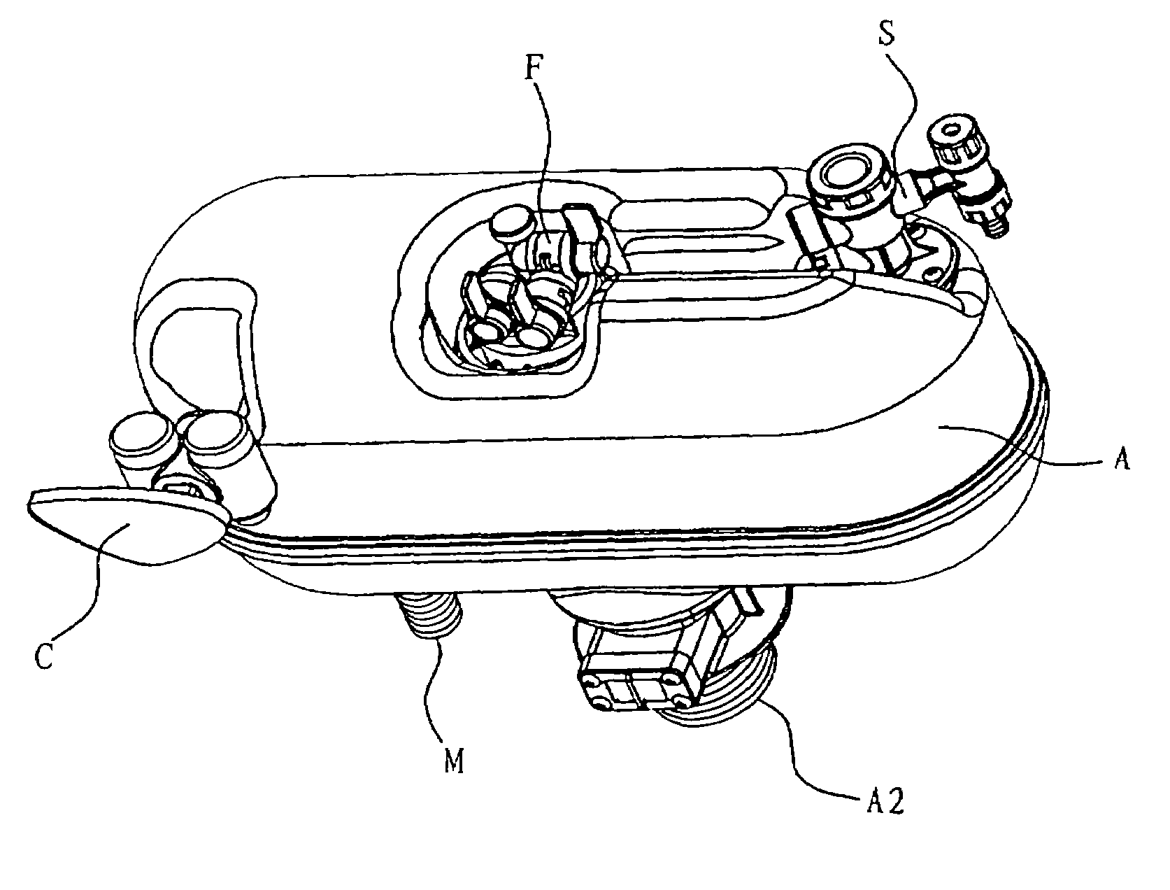 Pressure assisted dual flush operating system