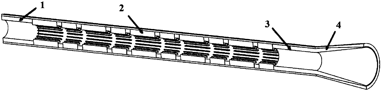 Novel wideband dielectric loaded gyro traveling wave tube high frequency system