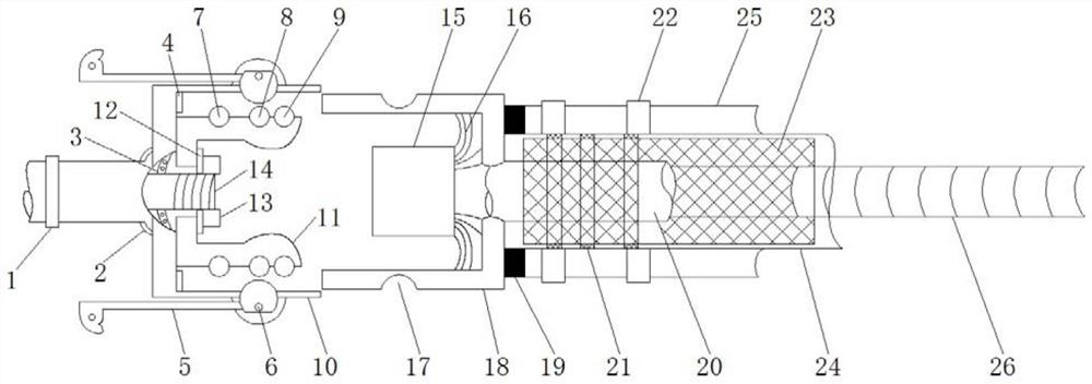 Layered ferro-nickel alloy strip continuous vacuum bright thermal composite high-frequency flexible water-cooled cable