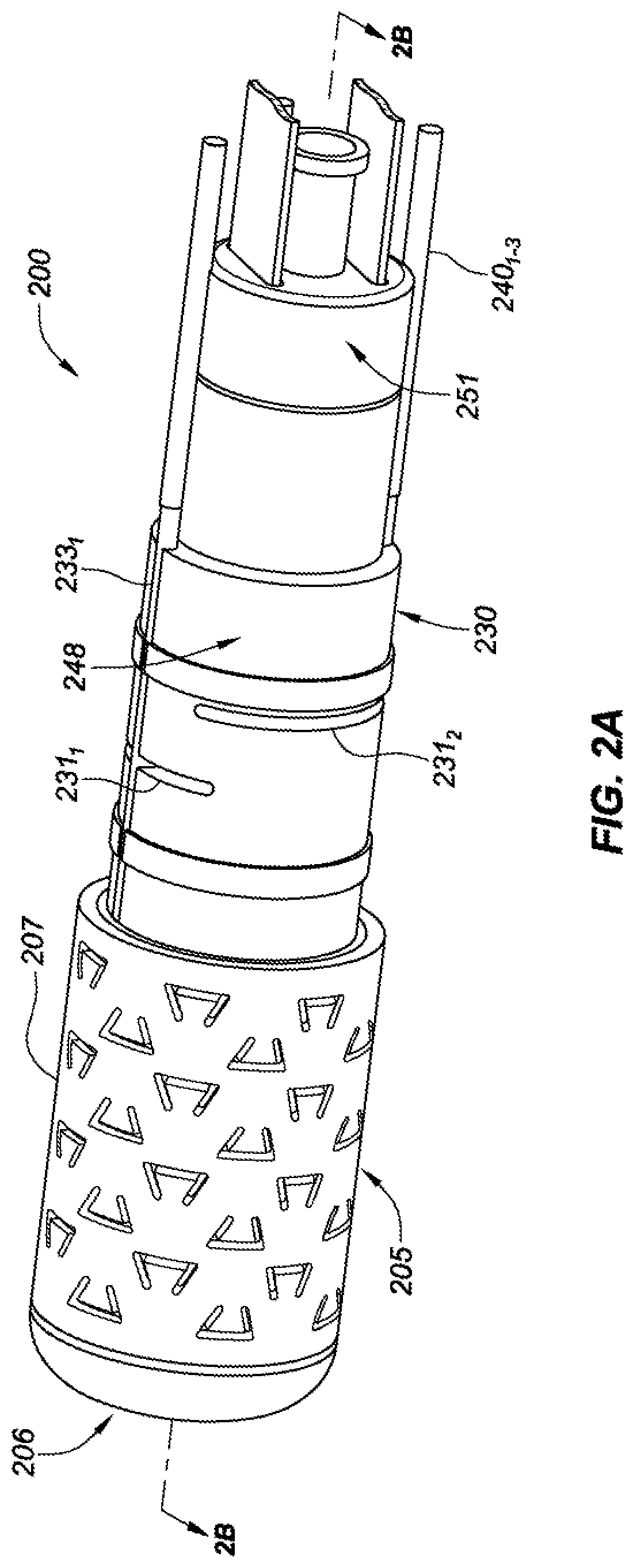 Ablation catheter tip with flexible electronic circuitry